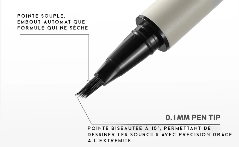 feutre &agrave; sourcils sans transfert s&eacute;chage rapide